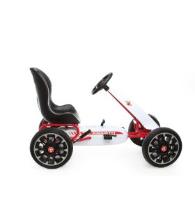 Karting à pédales sous licence Abarth avec roues en EVA