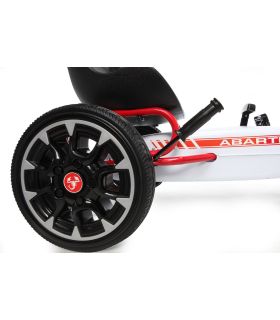 Karting à pédales sous licence Abarth avec roues en EVA