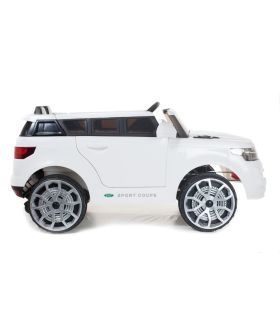 4x4 Blanc Sport Coupe 12V Style Range - Voiture Electrique Pour Enfants