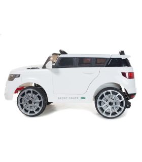 4x4 Blanc Sport Coupe 12V Style Range - Voiture Electrique Pour Enfants