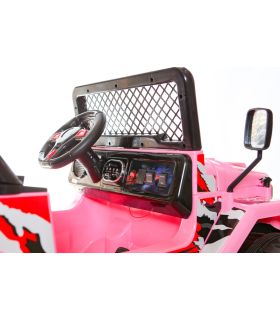 4x4 12V 2- Places Rose - Voiture Ã‰lectrique Pour Enfants