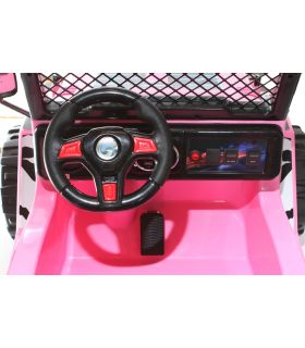 4x4 12V 2- Places Rose - Voiture Ã‰lectrique Pour Enfants