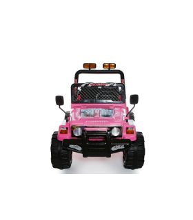 4x4 12V 2- Places Rose - Voiture Ã‰lectrique Pour Enfants