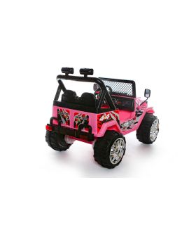 4x4 12V 2- Places Rose - Voiture Ã‰lectrique Pour Enfants