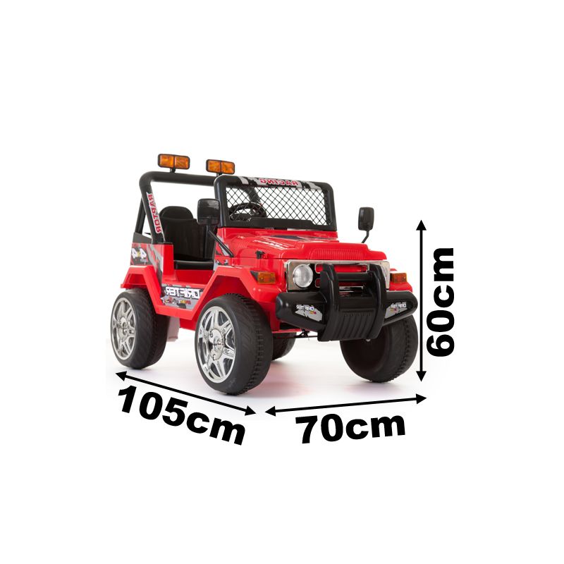 4x4 Rouge - 12V 2-Places Voiture Électrique Pour Enfants