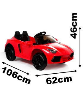 Roadster 12V Style Lambo Rose - Voiture Electrique Pour Enfants