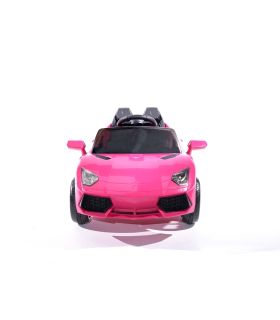 Roadster 12V Style Lambo Rose - Voiture Electrique Pour Enfants