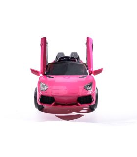 Roadster 12V Style Lambo Rose - Voiture Electrique Pour Enfants