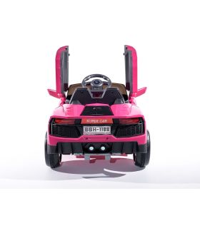 Roadster 12V Style Lambo Rose - Voiture Electrique Pour Enfants