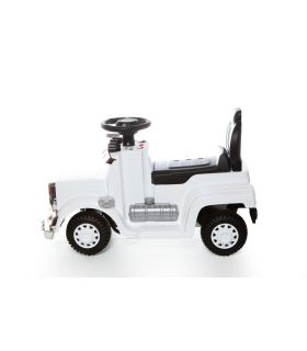 Camion Porteur 6V - Camion Electrique Pour Enfants Blanc