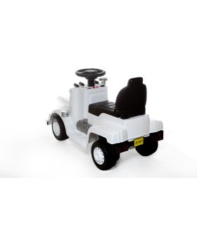 Camion Porteur 6V - Camion Electrique Pour Enfants Blanc