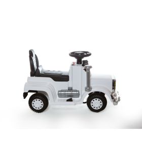 Camion Porteur 6V - Camion Electrique Pour Enfants Blanc