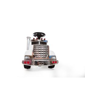 Camion Porteur 6V - Camion Electrique Pour Enfants Blanc