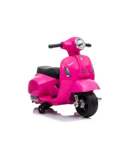 6V Scooter Vespa sous licence Rose