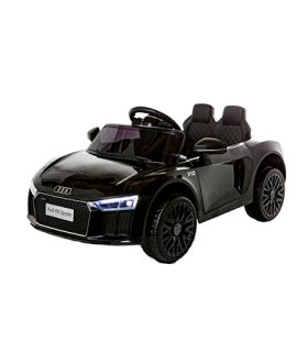 12V Audi R8 Spyder Noir sous licence - Voiture Electrique Pour Enfants