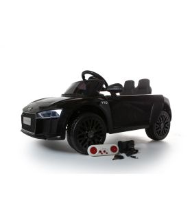 12V Audi R8 Spyder Noir sous licence - Voiture Electrique Pour Enfants