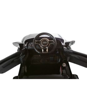 12V Audi R8 Spyder Noir sous licence - Voiture Electrique Pour Enfants