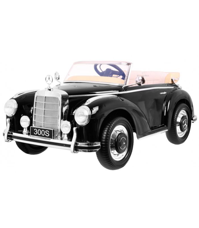 Voiture électrique 12V Mercedes 300S Noire Métallisée - Pack Luxe