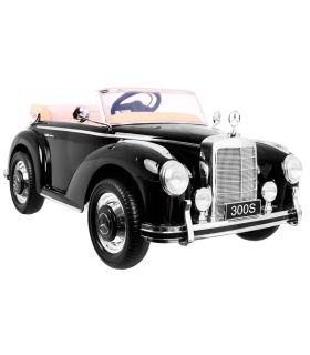 Voiture électrique 12V Mercedes 300S Noire Métallisée - Pack Luxe