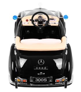 Voiture électrique 12V Mercedes 300S Noire Métallisée - Pack Luxe