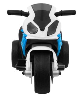 Moto électrique 6V BMW Racing 1000 Bleu - Pack Cuir