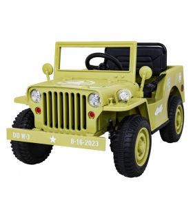 Voiture électrique 12V Jeep Retro Desert - Pack Luxe