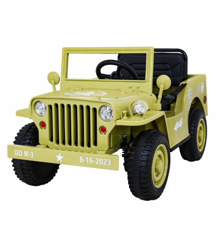 Voiture électrique 12V Jeep Retro Desert - Pack Luxe