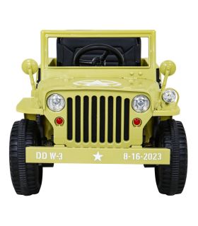 Voiture électrique 12V Jeep Retro Desert - Pack Luxe