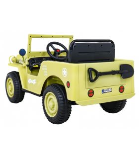 Voiture électrique 12V Jeep Retro Desert - Pack Luxe