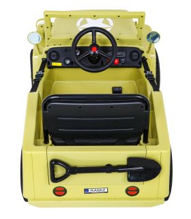 Voiture électrique 12V Jeep Retro Desert - Pack Luxe