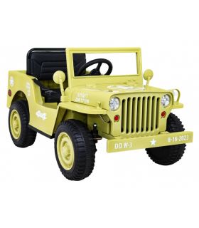 Voiture électrique 12V Jeep Retro Desert - Pack Luxe