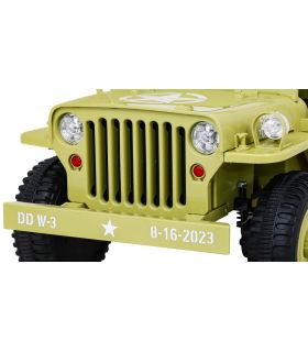 Voiture électrique 12V Jeep Retro Desert - Pack Luxe
