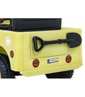 Voiture électrique 12V Jeep Retro Desert - Pack Luxe