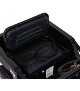 Voiture électrique 12V Jeep Retro Noire - Pack Luxe