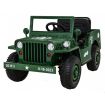 Voiture électrique 12V Jeep Retro Militaire - Pack Luxe