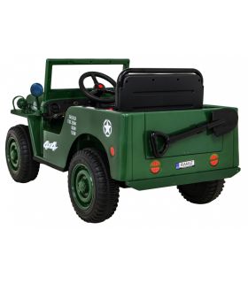 Voiture électrique 12V Jeep Retro Militaire - Pack Luxe