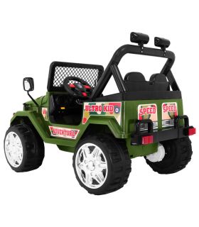 Voiture électrique 2 places 12V Jeep SafariArmy - Pack Evo