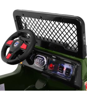 Voiture électrique 2 places 12V Jeep SafariArmy - Pack Evo