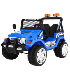 Voiture électrique 2 places 12V Jeep SafariBleu - Pack Evo