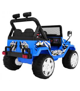 Voiture électrique 2 places 12V Jeep SafariBleu - Pack Evo