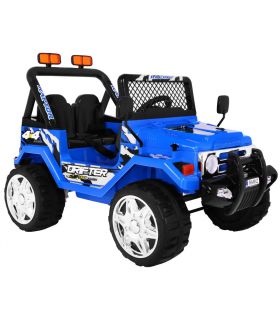 Voiture électrique 2 places 12V Jeep SafariBleu - Pack Evo