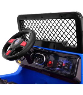 Voiture électrique 2 places 12V Jeep SafariBleu - Pack Evo