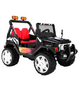 Voiture électrique 2 places 12V Jeep SafariNoire - Pack Evo