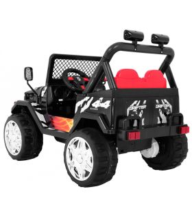 Voiture électrique 2 places 12V Jeep SafariNoire - Pack Evo