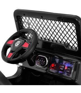 Voiture électrique 2 places 12V Jeep SafariNoire - Pack Evo