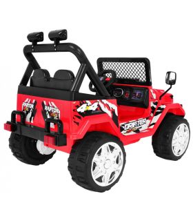 Voiture électrique 2 places 12V Jeep SafariRouge - Pack Evo