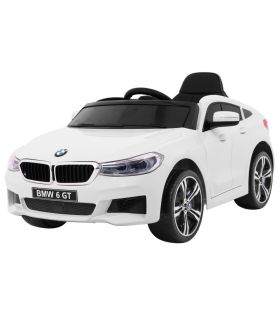 Voiture électrique 12V BMW 6 GT Blanche - Pack Luxe