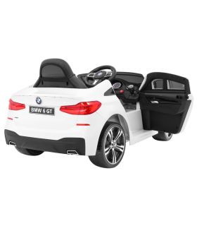 Voiture électrique 12V BMW 6 GT Blanche - Pack Luxe