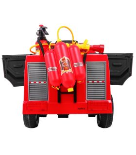 Camion de Pompier électrique 12v Rouge - Pack Evo