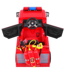 Camion de Pompier électrique 12v Rouge - Pack Evo